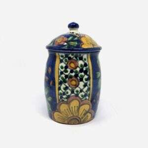 Mexican Hand Painted Tobacco Jar