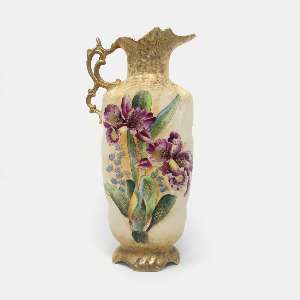 Antique Victoria Carlslbad made in Austria Pitcher