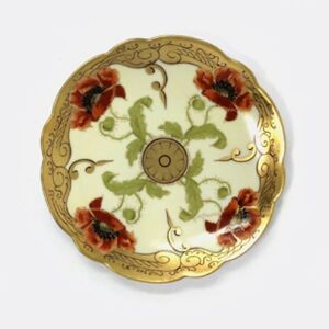  Pickard Hand Painted Poppy Plate