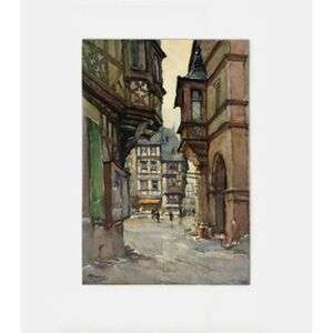 Nicolaus Markovitch Watercolor Print