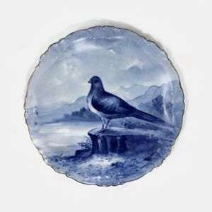 Limoges France Blue Bird Plate