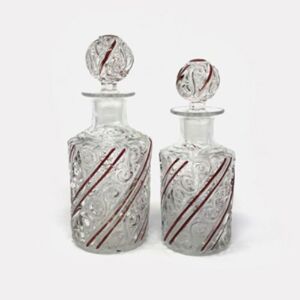 Antique Baccarat Glass Bottles