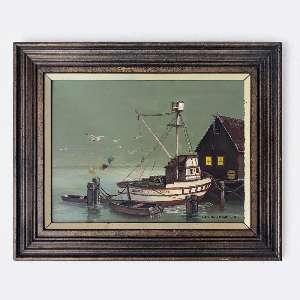 Boat Painting - Bertha Bishop, 1980