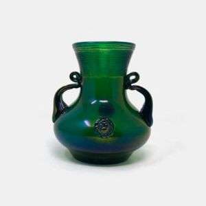 Thomas Webb Victorian Bronze Glass Vase