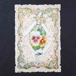 Victorian Valentines Day Card