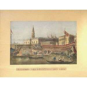 Ritorno Del Bucintoro Dal Lido Engraving