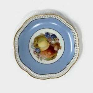 Schumann Germany Reticulated Porcelain Fruit Plate