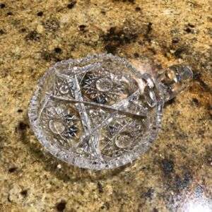 Antique Cut Glass Nappy Dish