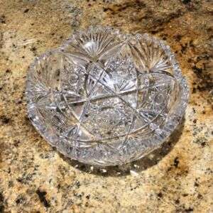American Brilliant Cut Glass Bowl