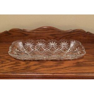 Antique EAPG Shoshone Celery Tray By US Glass Co.