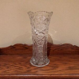 Millersburg Glass Star Vase