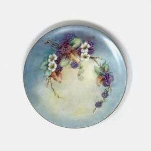 Johann Haviland Bavaria Germany Hand Painted Porcelain Plate