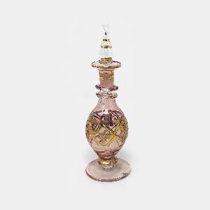 Egyptian Art Glass Perfume Bottle