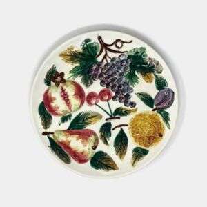 Italian Majolica Hand Painted Plate