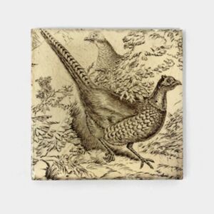 Antique Wedgwood Pheasant Tile