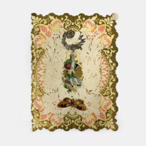 Antique Victorian Valentines Day Card