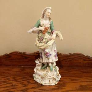 Antique Meissen Porcelain Figurine