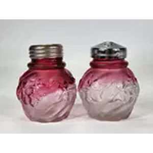 Pair of Royal Ivy Frosted Rubina Shakers