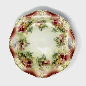 Antique Royal Bayreuth Porcelain Cake Plate