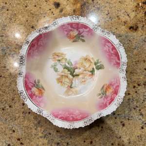 Antique RS Prussia Porcelain Bowl 11"