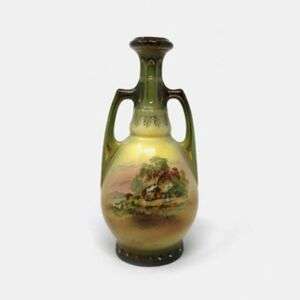 Antique RH Royal Wettina Austria Porcelain Vase 