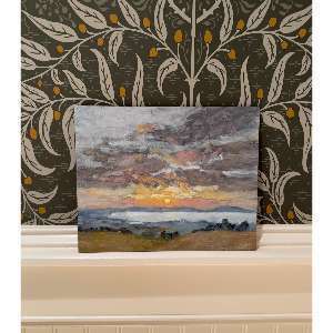 Dreamy Ocean Sunset – Original 8x10 Oil Painting | Seascape Wall Art 