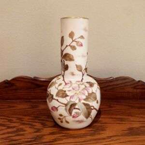 Antique Hand Painted Carlsbad Austria Porcelain Vase