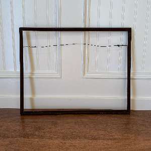 Vintage Dark Wood Picture Frame