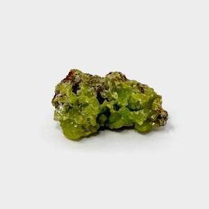 Vibrant Apple-Green Pyromorphite Crystal Mineral Specimen