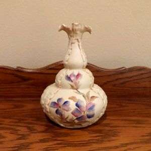 Antique Rudolstadt Germany Hand Painted Porcelain Vase