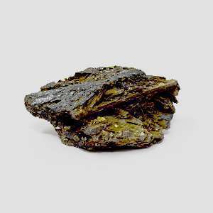 Rare Natural Stibnite & Native Sulfur Symbiotic Mineral Specimen