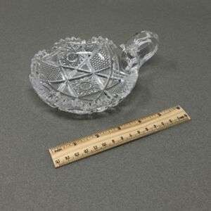Antique Cut Glass Nappy Dish