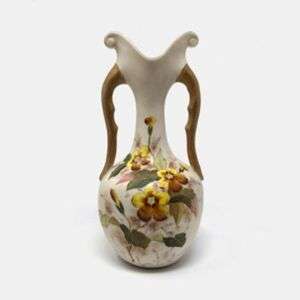 Antique Robert Hanke Austria Hand Painted Porcelain Art Nouveau Vase