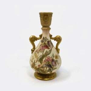Antique Royal Bonn Vase Art Nouveau Gorgeous Gold Detail Marked